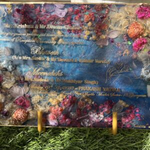 Wedding Invitation landscape with box