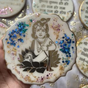 Shree Krishna car hanging LV3 + Stand