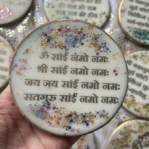 Om Sai mantra car hanging + Stand